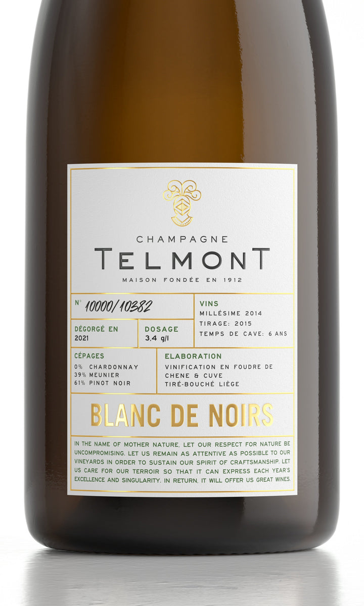 Blanc de Noirs 2015 – Champagne Telmont