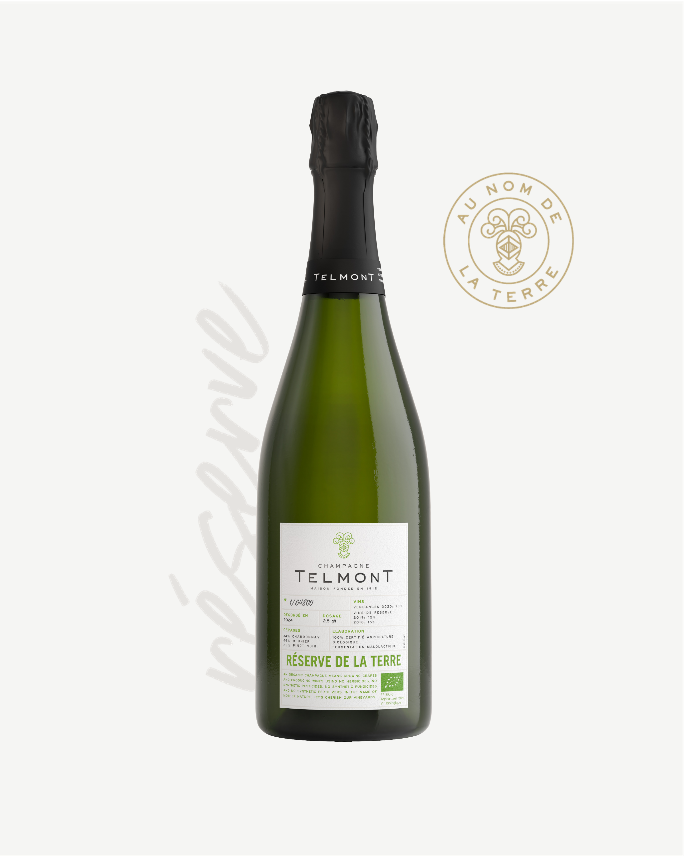 レゼルヴ・ド・ラ・テール(オーガニック) – Champagne Telmont Japon レゼルヴ・ド・ラ・テール(オーガニック) – Champagne Telmont Japon